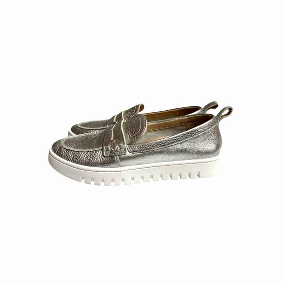 Vionic Uptown Silver Metallic Comfort Slip On Loafer - 6 - Picture 4 of 12